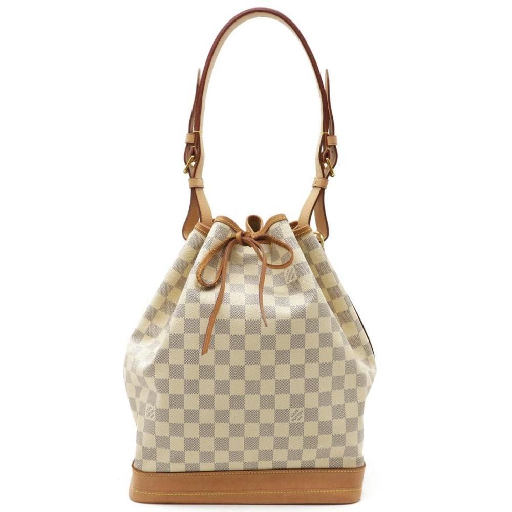 Louis Vuitton Damier Azur Noe Shoulder Bag Drawstring